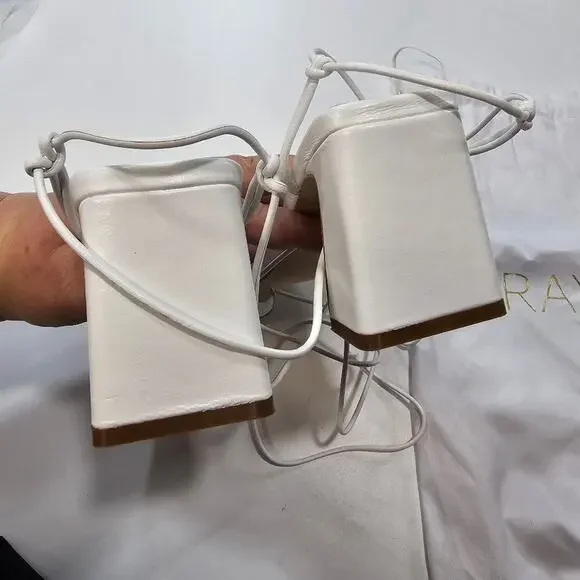 RAYE Kourtney Block Heel in White